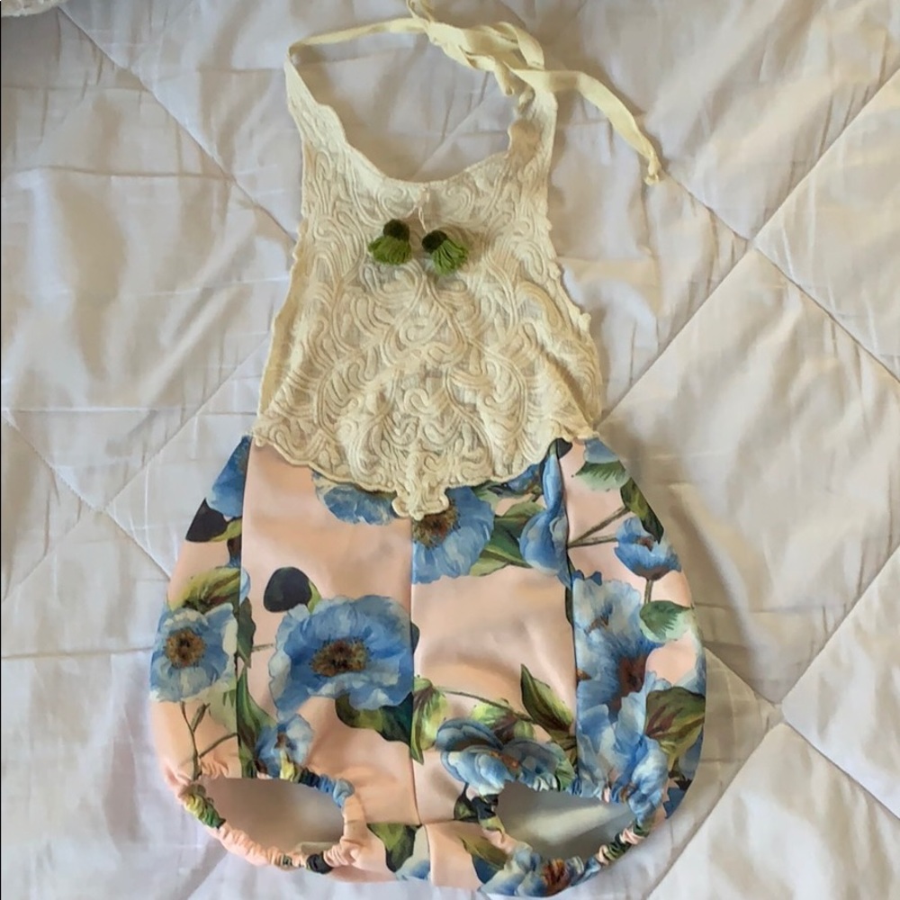 Brass Razoo romper.  No longer made.